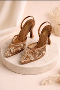 Women’s Brown Bridal Sandal AKI9002