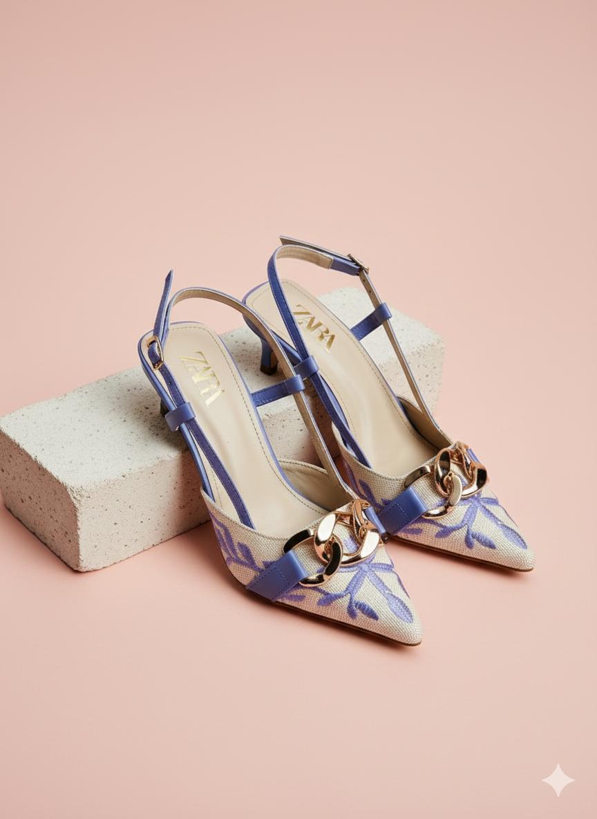 Women’s Purple Sandal AKI9003